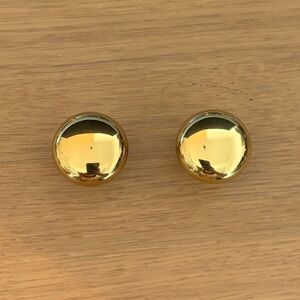 Set of 2 cabinet door knobs Solid brass. New